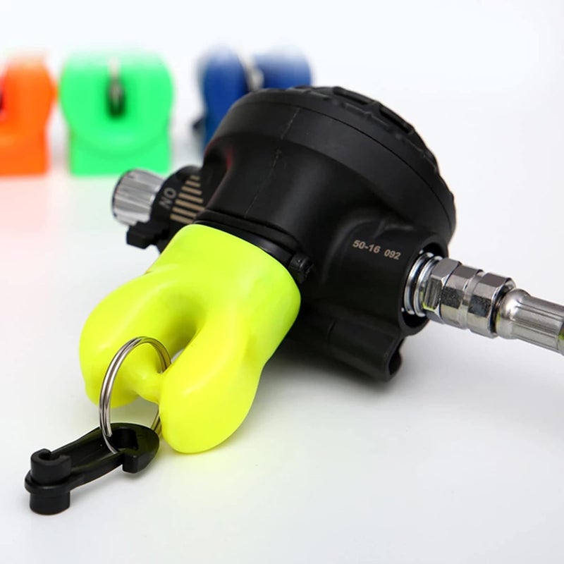 YS0911 Diving Skum-Ball Regulator Mouthpiece Cover with Clip 2nd Stage Regulator Octopus Mouthpiece Holder with Clip Regulator Mouthpiece Cover - Image 2